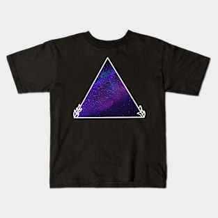 Galaxy triangle Kids T-Shirt